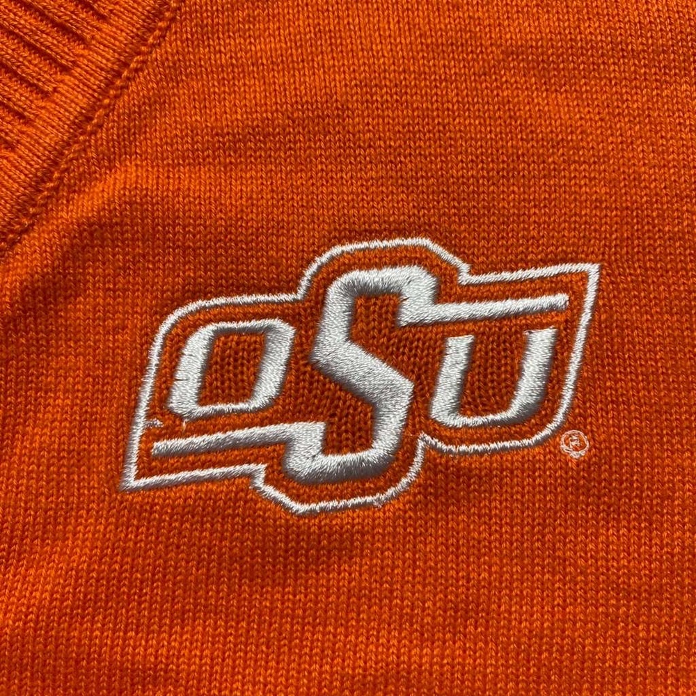 Emerson Street‎ Clothing Womens OSU Cowboys Built In Short Sweater Small Orange - Picture 3 of 8